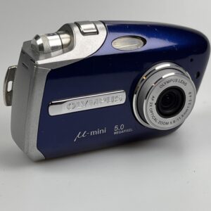 Aparat cyfrowy Olympus mju-mini Digital 5.0 MPix + Karta xD 512MB + Skórzane Etui