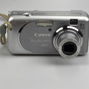 Aparat cyfrowy Canon PowerShot A430 4.0 MPix + Karta SD 1 GB + Pasek
