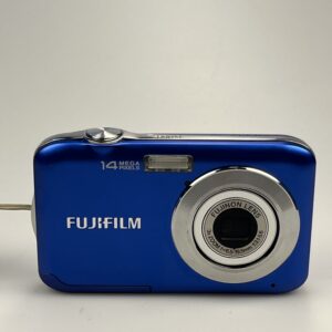Fujifilm FinePix JV200 – Stylowy niebieski aparat cyfrowy z klimatem Y2K